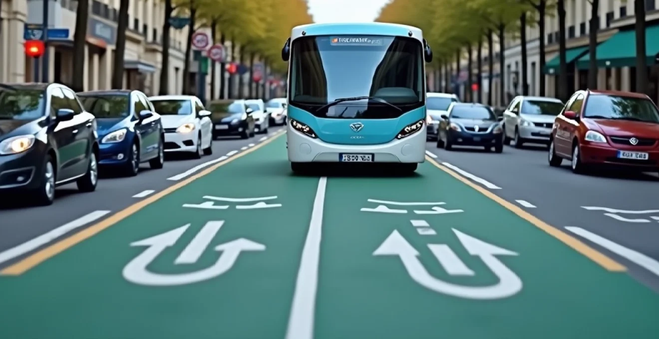 voiture-electrique-dans-une-voie-de-bus-a-paris-est-ce-autorise